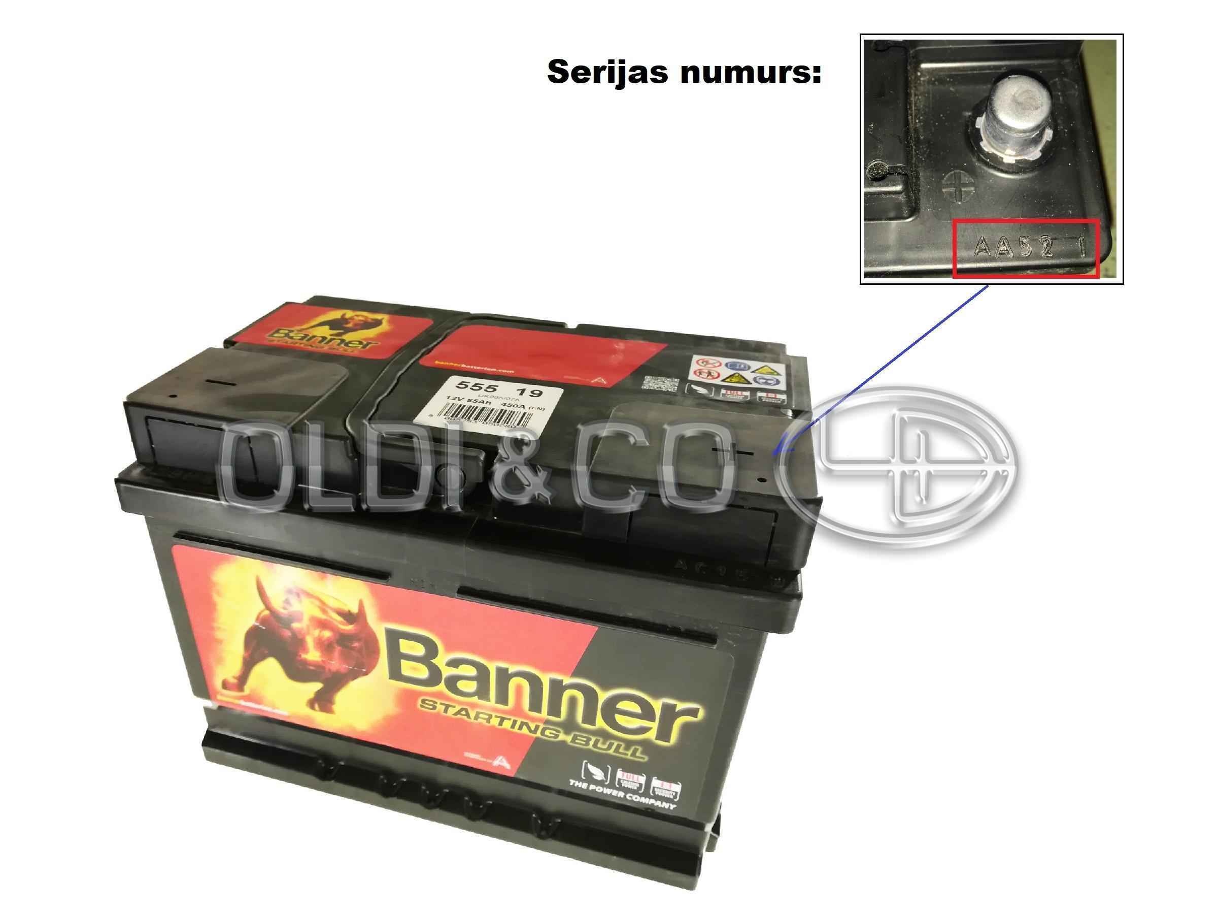 08.013.07597 Batteries → BANNER battery Power Bull
