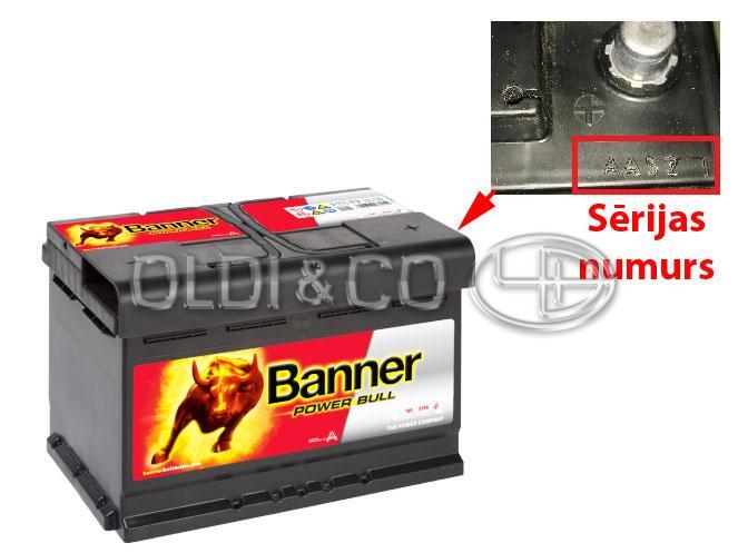 08.013.07598 Аккумуляторные батареи → Аккумулятор BANNER Power Bull
