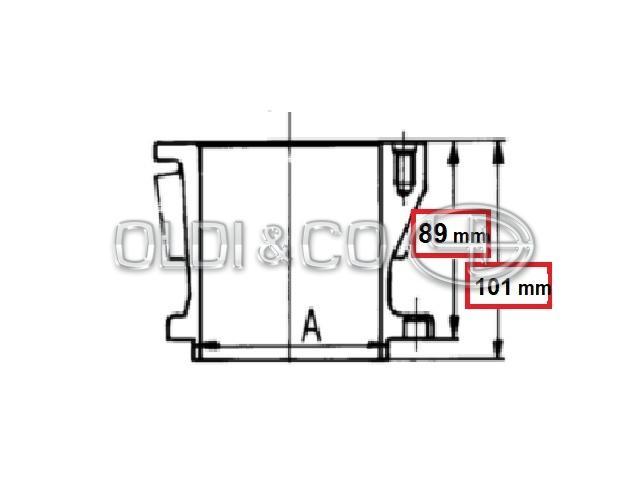 37.020.11839 / 
       
                          Compressor piston with cylinder kit