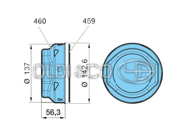 34.026.19010 / 
       
                          Hub cover