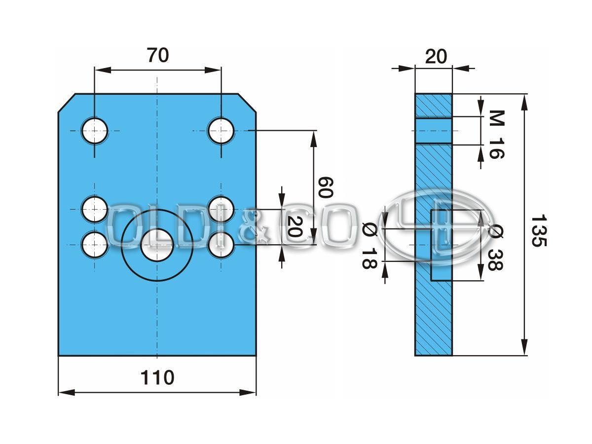 14.002.25385 / 
       
                          Air spring flange base