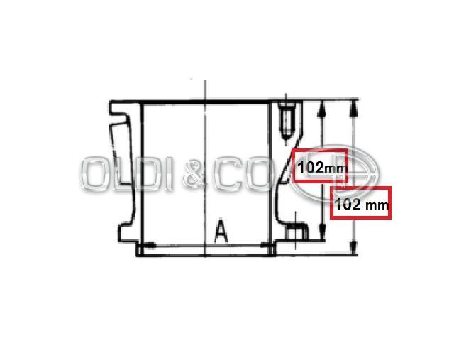 37.020.04888 / 
       
                          Compressor piston with cylinder kit